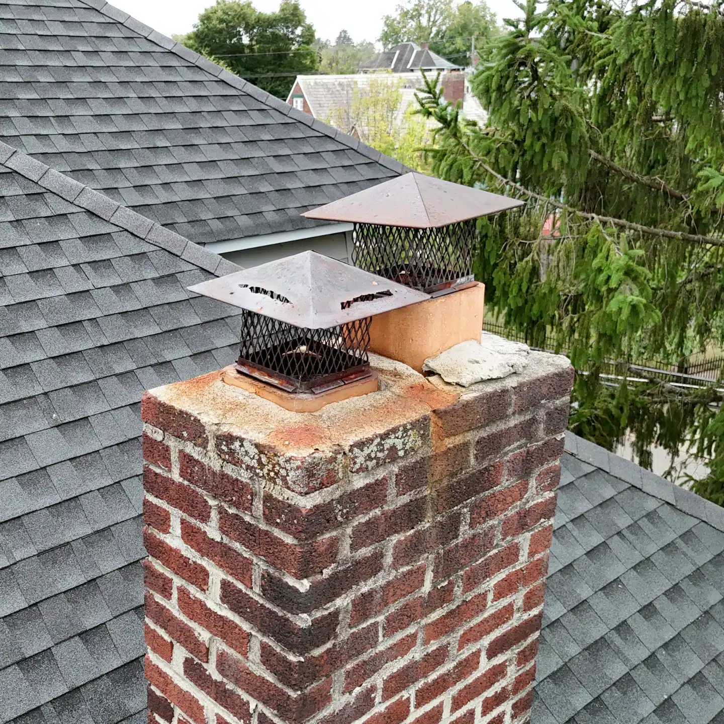 Blown Chimney Cap