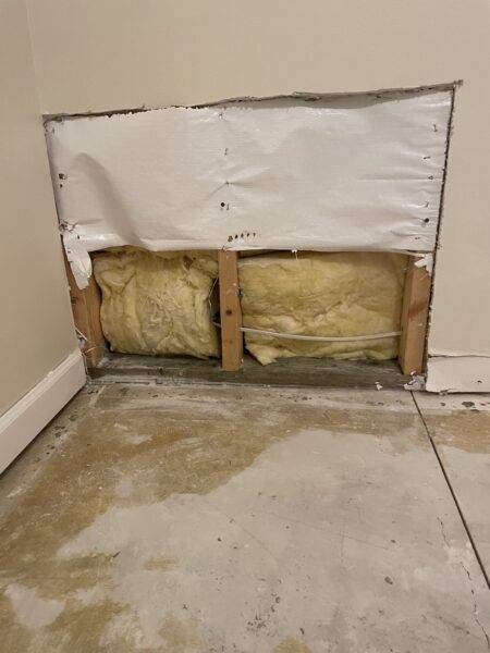 Leak in a Finished Basement